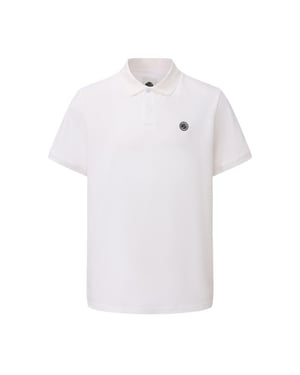 Pretty Green Heren Katoenen Polo Shirt (Wit)