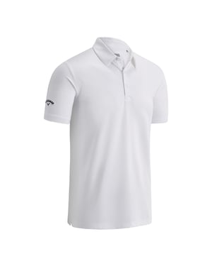 Callaway Heren Swing Tech Solid Colour Polo Shirt (Helder wit)