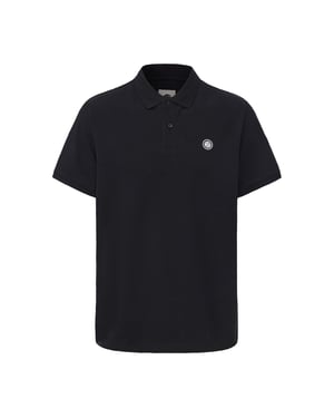 Pretty Green Heren Katoenen Polo Shirt (Zwart)