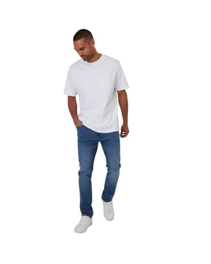 Threadbare Hyde T-shirt voor heren (Wit)
