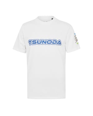 Hugo Heren Tsunoda T-shirt met ronde hals, normale pasvorm (Wit)