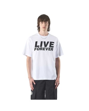 Pretty Green Porsche Live Forever Tour T-shirt voor heren (Wit)