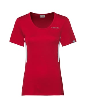 Head Dames/Dames Regular T-shirt (Rood)