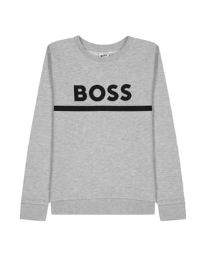 Boss Sweatshirt voor kinderen (Grijs)
