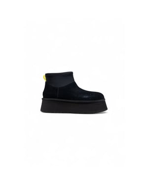 UGG Zwarte Suède Leren Enkellaarzen