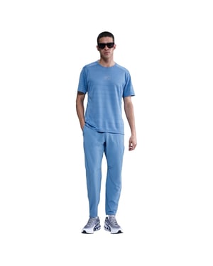 Nike Sport-T-shirt voor heren, normale pasvorm (Blauw)