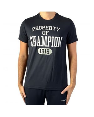 Champion Herenbezit van Kampioen T-Shirt (Marine)