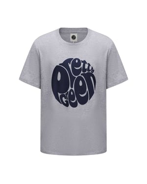 Pretty Green Heren T-shirt katoen met logo (Grijs)