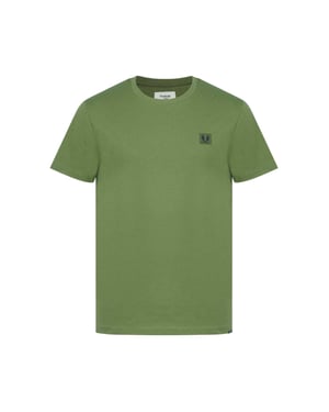 Firetrap Katoenen heren-T-shirt (Kaki Groen)