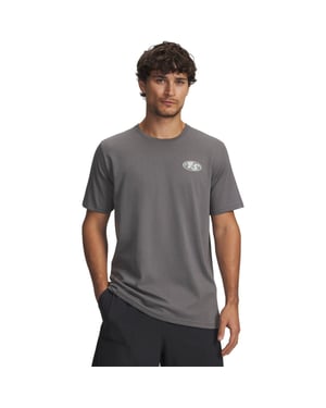 Under Armour Herenberg T-Shirt (Groen, Wit)