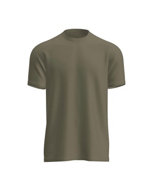 Firetrap Heren T-shirt (Set van 2) (Militair Groen)
