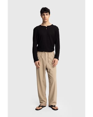 Heren Katoenen Wijd Broek Trui Pants