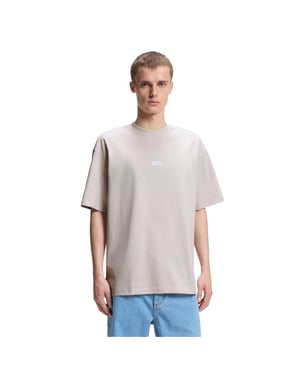 Hugo Boss Heren Nalono Katoenen T-Shirt (Paars)