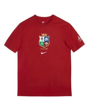 Nike Heren British & Irish Lions T-Shirt (Pepper Red/Wit)