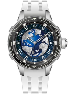 Invicta Celestial 70091 Herenhorloge - Automatisch Uurwerk - Roestvrij Staal met Blauwe Wijzerplaat - 40 mm