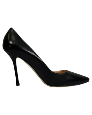 Sergio Rossi Godiva Pumps in Zwart Leer