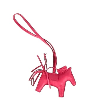 Hermès Rodeo PM Charme in Roze Leer