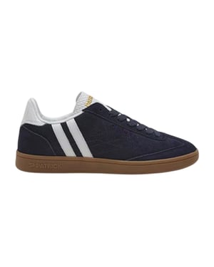 Patrick Leren sneakers met cupzool voor heren van Lyon (Marine/Wit/Gum)