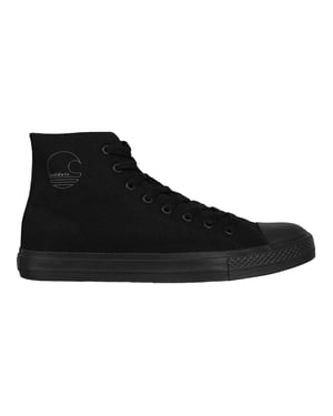 SoulCal Hoge canvas sneakers met logo voor heren (Zwart)