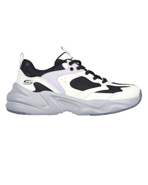 Skechers Dames Bobsbamina Sneakers (Zwart/Wit)