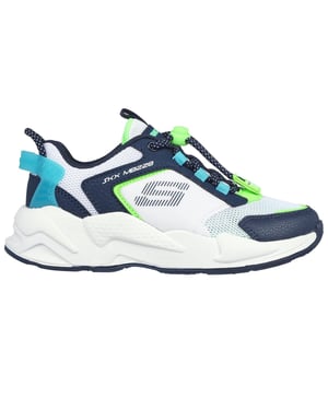 Skechers Ultrasurge instapschoenen voor kinderen (Wit, Marine)