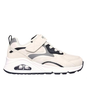 Skechers Uno Gen1 voor kinderen – Color Surge-sportschoenen (Natuurlijk)