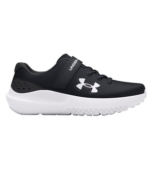 Under Armour Surge 4-sportschoenen voor kinderen (Zwart, Wit)