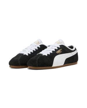 Puma Tackle Suède Dames Zwarte Sneakers
