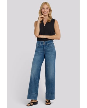 Teresa Wijde Pijpen Jeans In Re-New Denim