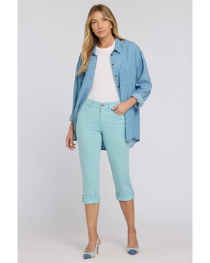 Marilyn Straight Crop Jeans In Cool Embrace® Denim