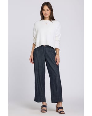 Teresa Wijde Enkel Jeans Met Hoge Taille