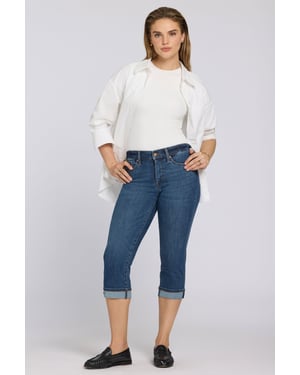 Marilyn Rechtdoor Crop Jeans In Cool Embrace® Denim
