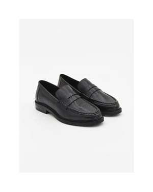 Purapiel Mocassin Bro13 Zwart