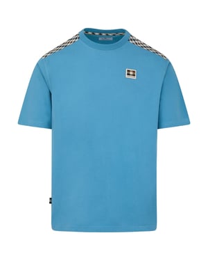 Aquascutum Active Insert Lamina Avio Blue T-shirt