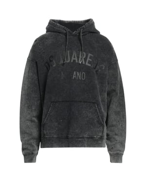 Dsquared2 Milano Destroyed Faded Look Grijze Hoodie