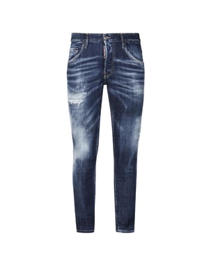 Dsquared2 Skater Jeans In Distressed Denim Jeans