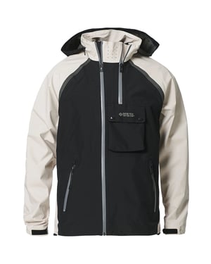 Belstaff Solid Twin Fawn Black Black Waterdichte Trainingsjas