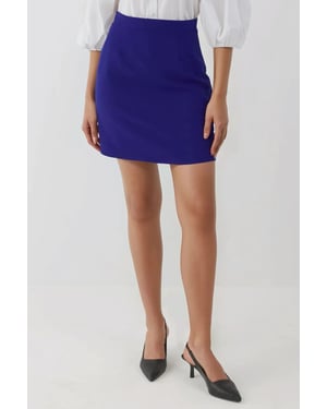 Hoge Taille Mini A-Lijn Rok