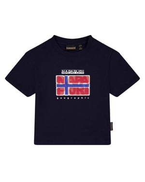 Napapijri Kinderen/Kinderen Stella Lichtgewicht Casual T-shirt (Marineblauw)
