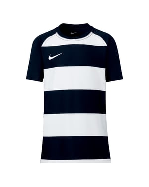 Nike Rugby-shirt met ronde hals voor kinderen (Obsidiaanblauw/Wit)