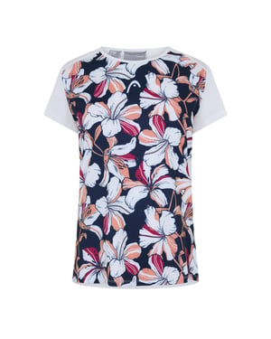 Head Dames/Dames trainings-T-shirt (Bloemen)