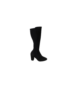 Stuart Weitzman Livia 80 Knieboots in Zwart Suède