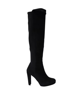 Stuart Weitzman Hiline Kniehoge Laarzen in Zwart Suède