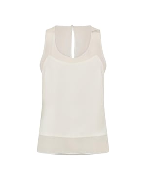 Ted Baker Vrouwen/dames Racerback Mouwloze Vest Top (Ivoor)