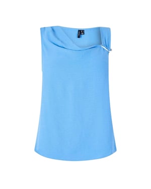Vero Moda Alva-vest voor dames (Azuurblauw)