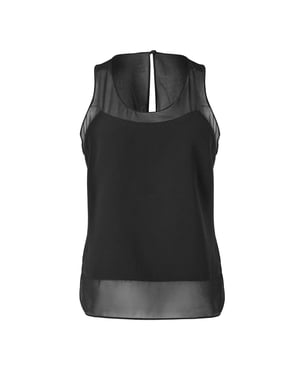 Ted Baker Vrouwen/dames Racerback Mouwloze Vest Top (Zwart)