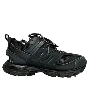 Balenciaga Track Sneakers in Zwarte Polyurethaan