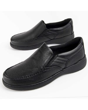 Purapiel Mocassin Confore12 Zwart
