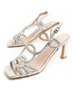 Montevita Heel Sandal Sanndal21 In Zilver