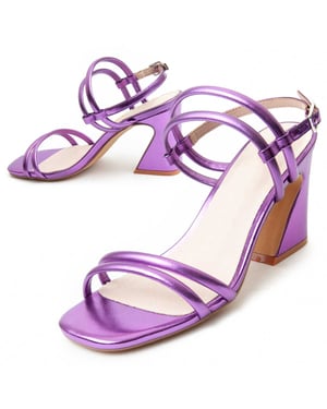 Montevita Heel Sandal Sandal13 in Paars